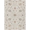 Homeroots 8' X 10' Ivory Brown And Coral Floral Washable Indoor Outdoor Area Rug 604782 - alternate 5