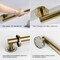 Kibi Bathroom Safety 18 In L, 1.25 In Dia., Stainless Steel Shower Grab Bar, Concealed Screws KGB1118BB - alternate 3