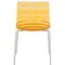 Leisuremod Astor Plastic Dining Chair with White Steel Base in Orange, 4PK ACW-20OR4 - alternate 4