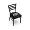 Holland Bar Stool Co BlackLogo Chair, VinylSeat L00418LAKing - alternate 1