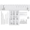 Tabbies BIBLE INDEXING TABS- LARGE PRINT OT & NT, 84 SILVER-EDGED TABS, 1"L-1/4" EXT, 10 PKS/BX, 10PK 58344 - alternate 4