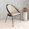 Leisuremod Urbane Collection Modern Dining Chair With Wicker back in Toupe UC21WTP - alternate 5