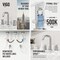 Vigo Cass Two Handle Three-Hole Widespread Bathroom Faucet in Brushed Nickel VG01301BN - alternate 3