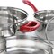 Gibson Home Crawson 7 Piece Stainless Steel Cookware Set in Chrome with Red Handles 127768.07 - alternate 6