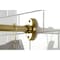 Kingston Brass 72" Stainless Steel Single Curved Shower Curtain Rod, Brushed Brass CC7217 - alternate 2