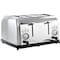 Megachef 4 Slice Wide Slot Toaster with Variable Browning in Silver MG-TS-3500S - alternate 5