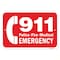 Signmission 911 Police Fire Medical Emergency, Heavy-Gauge Aluminum, 18" x 24", A-1824-25319 A-1824-25319 - alternate 2