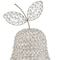 Homeroots 18" Silver Faux Crystal and Silver Decorative Pear Tabletop Sculpture 379772 - alternate 5