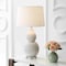 Jonathan Y Thatcher 28.25" Contemporary Transitional Ceramic LED Table Lamp, Cream JYL8019A - alternate 4