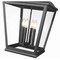Z-Lite Raphael Sand Black 4 Light Outdoor Chain Mount Ceiling Fixture 5029CHXL-BK - alternate 4
