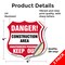 Signmission Construction Area Shield Sign Danger! Un, 4 inch X 4 inch, Vinyl Decal, 2PK SHI-D-2PACK-4-373 - alternate 3