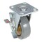 Vestil Rubber Swivel With Brake Caster 6 In. Diameter x 2 In. Width 771 Lb. Capacity Dark Gray/Gold CST-KSM-6X2MR-SWB - alternate 5