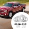 Vevor Drilled Slotted Front Rear Brake Rotors Pads Kit for Chevy Silverado GMC 55097/55133 - alternate 2