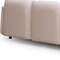 Homeroots 98" White Velvet Sofa 722493 - alternate 2