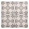 Andova Tiles Istanelle Ankara Grey 8-in. Encaustic Patterned Matte Porcelain Wall & Floor Tile, 19PK ANDIST1124 - alternate 1