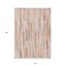 Homeroots 10' X 14' Pink And Beige Striped Washable Indoor Outdoor Area Rug 609053 - alternate 3