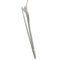 Nahanco 17in High Gloss White Wooden SlimLine Suit Hanger w/ Pant Bar and Gold Hook, 50PK SL70517WB50GH - alternate 3