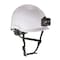Ergodyne Type II Safety Helmet with LED Light Class E, White 8976-LED - alternate 1