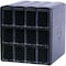 Flavia Four Column Merchandiser, 12 Compartments, 15.2 x 17.2 x 16.3, Black 25200002 - alternate 1