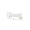 Homeroots 55in White and Brown Corduroy and Solid Wood Upholstered Storage Bench With Flip Top 724170 - alternate 2