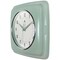 Infinity Instruments Square Retro Wall Clock, Sage Green, 9.25" 13228SA-4103 - alternate 4