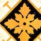 Homeroots 4" x 4" Gold Snowflake Peel and Stick Removable Tiles 400484 - alternate 5