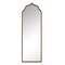 Homeroots 64" Gold Arch Metal Framed Standing Mirror 565130 - alternate 1