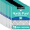 Nordic Pure 20x20x2 Plus Carbon Pleated Air Filter, High Capacity, MERV 14, 12 PK 20x20x2M14+C-12 - alternate 1