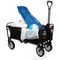 Pure Garden Collapsible Wagon Grocery Cart on Wheels Portable Beach Wagon, Folding Garden/Shopping Cart 50-LG1501 - alternate 6