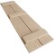 Ekena Millwork Rustic Two Board Joined Board-n-Batten Sandblasted Faux Wood Shutters, 11W x 86H, PR SHUBJS11X86SDPR - alternate 14