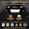 Nuwatt 4 Inch 2 Hour Black Square Fire Rated Recessed Lighting, Wafer LED Lights 2700K-5000K, 900LM, 12PK NW-P-SQDL-4-12W-5CT-FR-BLK-12P - alternate 2