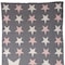 Homeroots Grey Ivory And Pink Stars Knitted Baby Blanket 383160 - alternate 5