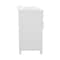 Flash Furniture Vega 60 Inch Double Vanity w/2 Sinks, 2 Storage Cabinets w/Soft Close Doors and 6 Drawers, White FS-BN-2-60-WH-GG - alternate 4