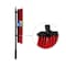 Powerclean Industrial Push Broom 24 with 5ft. Metal Handle IB02 - alternate 4