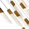 Cwi Lighting Petra Integrated LED 24in Brass Chandelier with Handcrafted Glass 1723P24-17-624 - alternate 2