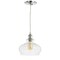 Jonathan Y Wyatt 9.5" Pharmacy Metal/Glass LED Pendant, Chrome JYL3515B - alternate 4