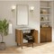 James Martin Vanities Laurent 30" Single Vanity, Honey Oak w/ 3 CM Victorian Silver Silestone Top 545-V30-HNO-3VSL - alternate 6