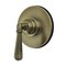 Kingston Brass Single-Handle Six-Way Diverter Valve with Round Trim Kit, Antique Brass KS4033HL - alternate 1
