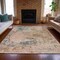Homeroots 10' X 14' Pink Charcoal And Copper Abstract Washable Indoor Outdoor Area Rug 630806 - alternate 4