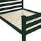 Homeroots Dark Green Solid Wood Queen Bed Frame 548163 - alternate 5