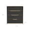 Homeroots 32" Natural And Black Four Drawer Dresser 543993 - alternate 3