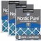 Nordic Pure 10x10x1 Plus Carbon Pleated Air Filter, High Capacity, MERV 7, 3 PK 10x10x1M7+C-3 - alternate 1