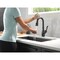 Delta Leland Single Handle Pull-Down Bar / Prep Faucet With Touch2O Technology 9678T-BL-DST - alternate 3