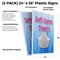 Signmission Soft Serve Yogurt, Plastic Signs Only 24 Inch x 36 Inch, Corrugated Plastic, 2PK CSB-2436-2PACK-Soft Serve Yogurt - alternate 2