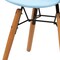 Homeroots Set Of Four Blue And Brown Heavy Duty Plastic And Wood Juvenile Side Chairs, 4PK 554662 - alternate 3