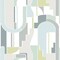 A-Street Prints Odele Sky Blue Geometric Archways Wallpaper 4121-72200 - alternate 1