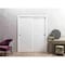 Vdomdoors Slab Door Panel 32 x 80 inches / Mela 0733 Painted White / Modern Finished Doors / Pocket Closet Sl MELA0733S-BEM-32 - alternate 4