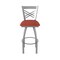 Holland Bar Stool Co 820 Catalina Stainless Steel 36in Swivel Bar Stool with Graph Poppy Seat 82036SS021 - alternate 3