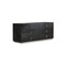 Homeroots 63" Black Six Drawer Shagreen Faux Croc Double Dresser 284153 - alternate 1