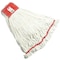 Rubbermaid Commercial 5 in Looped-End Wet Mop, White, Cotton/Synthetic, PK6, FGA25306WH00 FGA25306WH00 - alternate 1